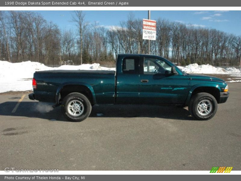  1998 Dakota Sport Extended Cab 4x4 Emerald Green