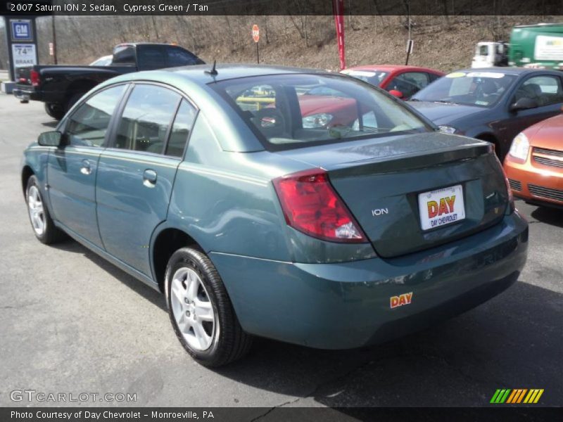 Cypress Green / Tan 2007 Saturn ION 2 Sedan