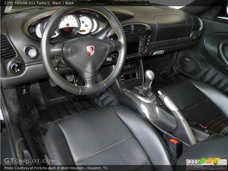 Black / Black 2005 Porsche 911 Turbo S