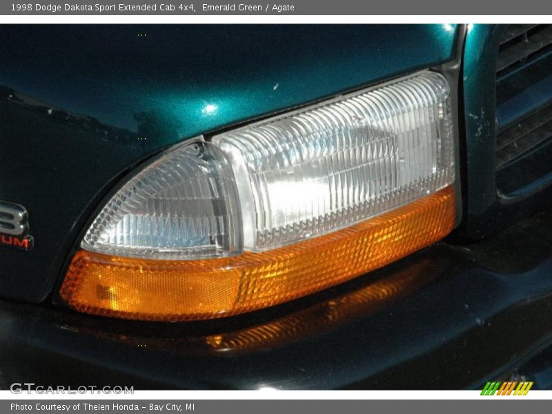 Emerald Green / Agate 1998 Dodge Dakota Sport Extended Cab 4x4