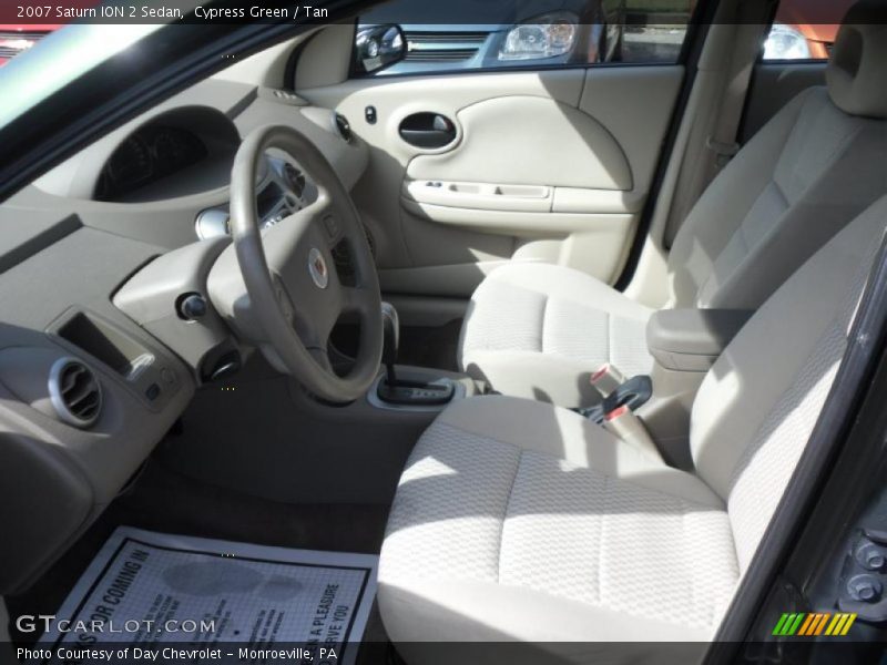 Cypress Green / Tan 2007 Saturn ION 2 Sedan