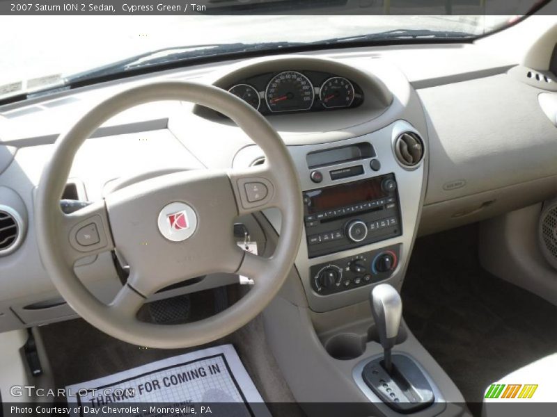 Cypress Green / Tan 2007 Saturn ION 2 Sedan