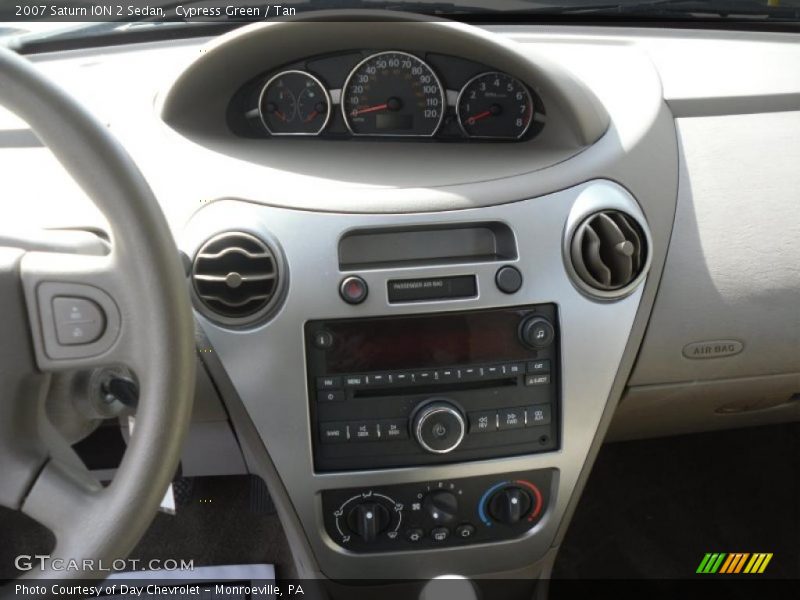 Cypress Green / Tan 2007 Saturn ION 2 Sedan
