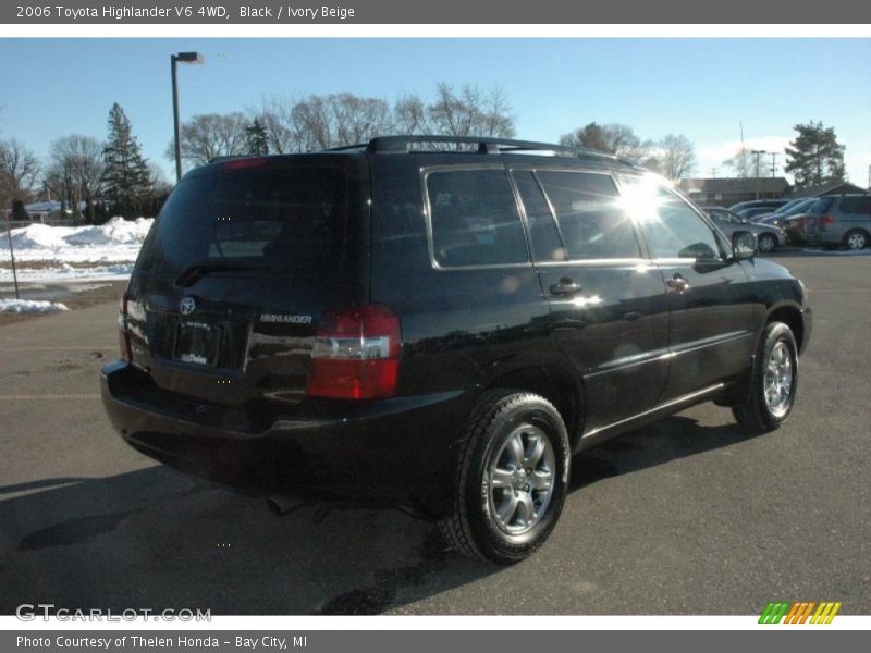 Black / Ivory Beige 2006 Toyota Highlander V6 4WD