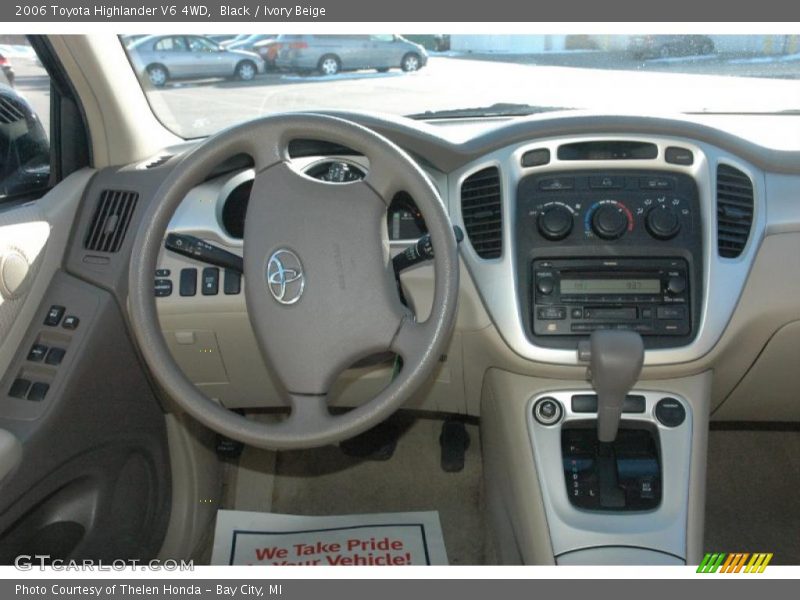Black / Ivory Beige 2006 Toyota Highlander V6 4WD