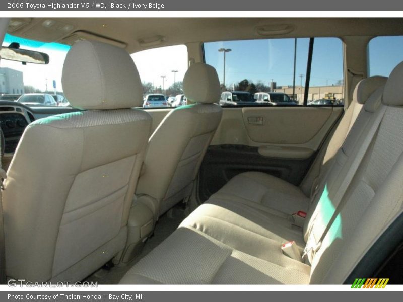 Black / Ivory Beige 2006 Toyota Highlander V6 4WD