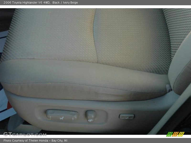 Black / Ivory Beige 2006 Toyota Highlander V6 4WD