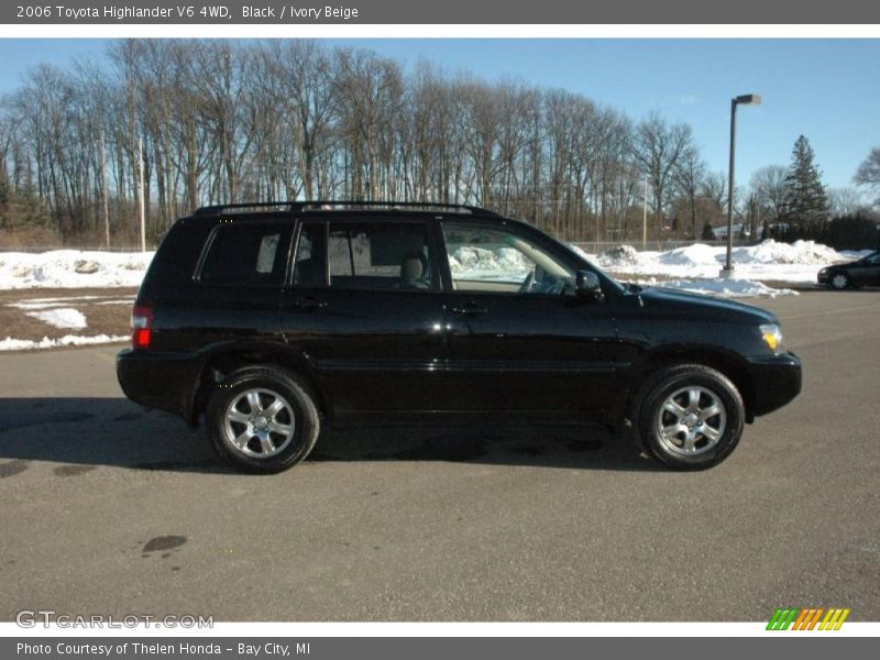 Black / Ivory Beige 2006 Toyota Highlander V6 4WD