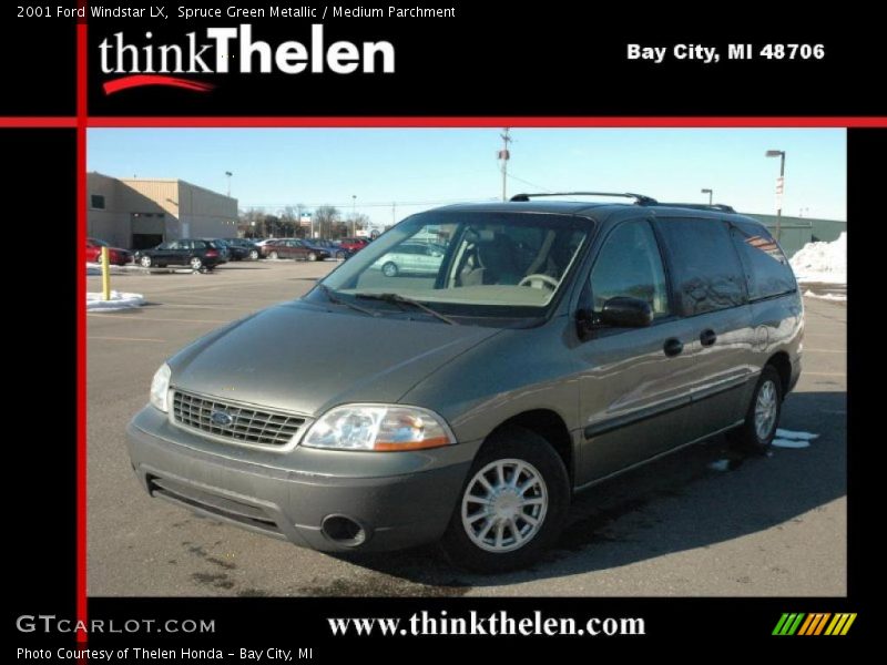 Spruce Green Metallic / Medium Parchment 2001 Ford Windstar LX