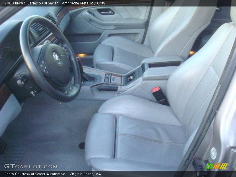  2000 5 Series 540i Sedan Gray Interior