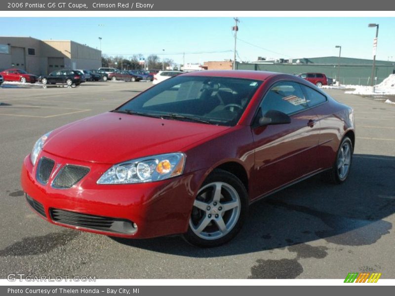 Crimson Red / Ebony 2006 Pontiac G6 GT Coupe