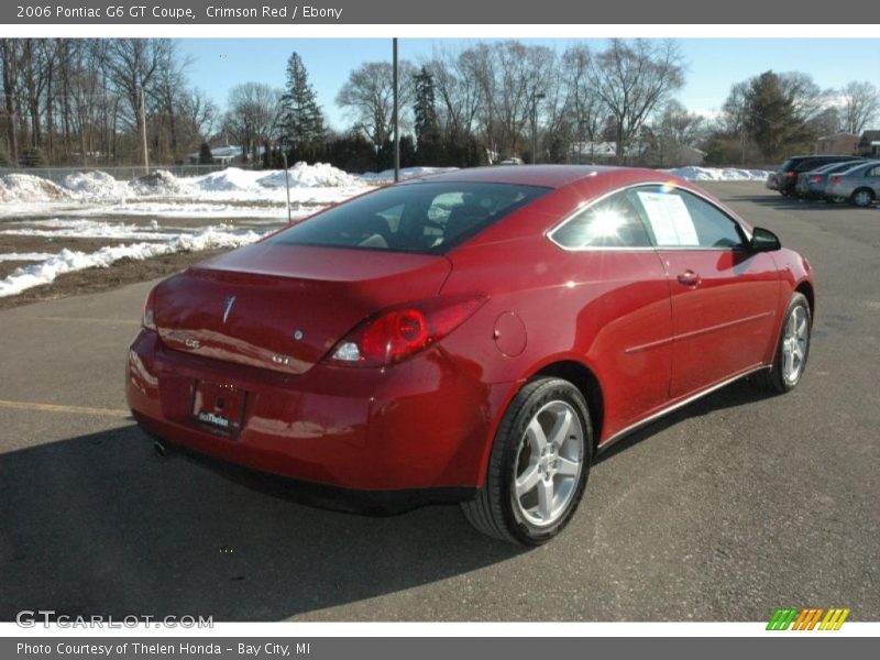 Crimson Red / Ebony 2006 Pontiac G6 GT Coupe