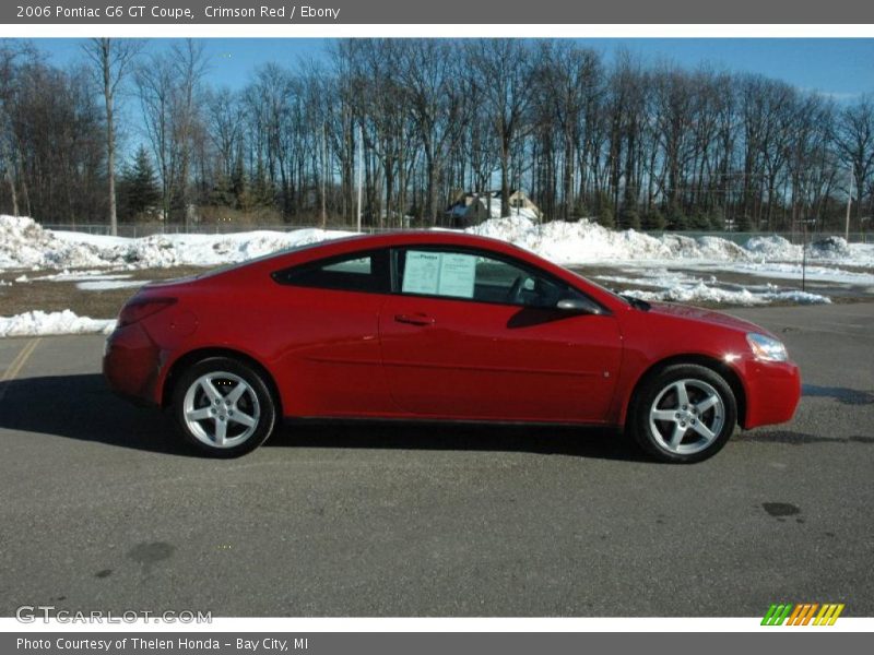 Crimson Red / Ebony 2006 Pontiac G6 GT Coupe