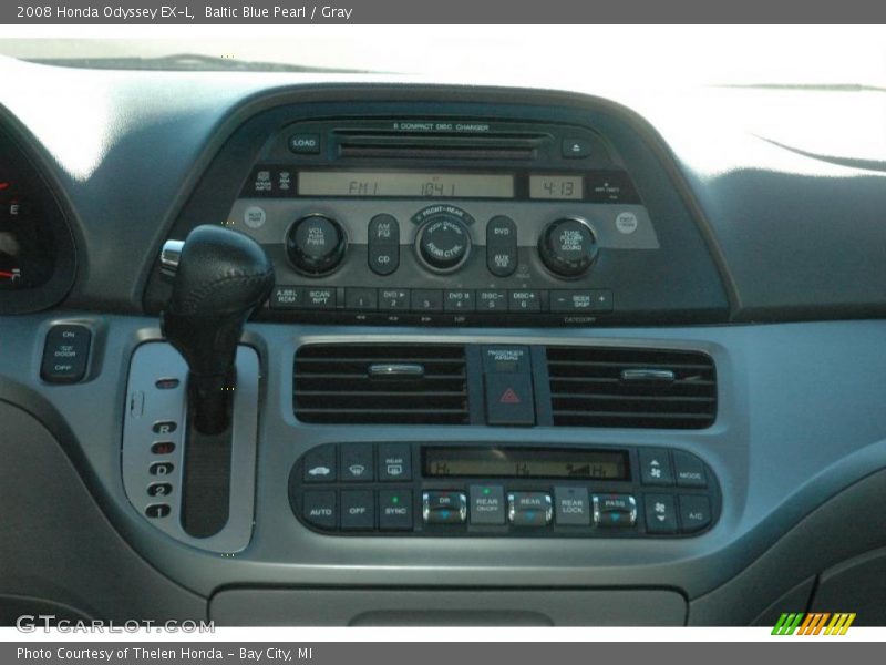 Baltic Blue Pearl / Gray 2008 Honda Odyssey EX-L