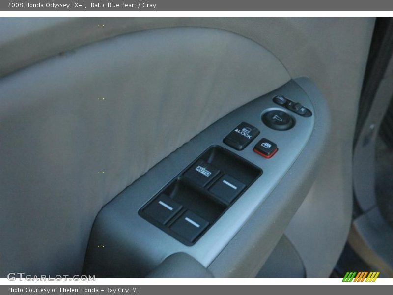 Baltic Blue Pearl / Gray 2008 Honda Odyssey EX-L
