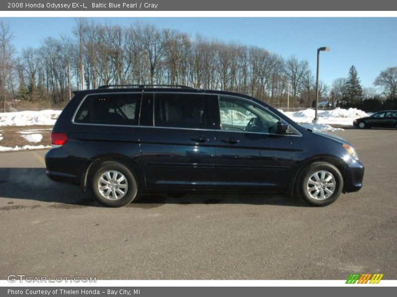 Baltic Blue Pearl / Gray 2008 Honda Odyssey EX-L