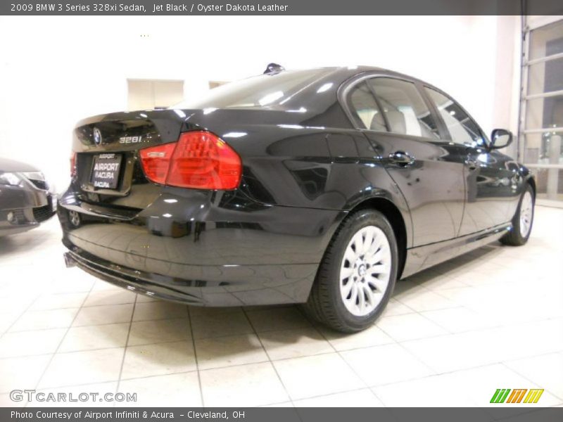 Jet Black / Oyster Dakota Leather 2009 BMW 3 Series 328xi Sedan