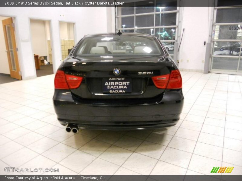 Jet Black / Oyster Dakota Leather 2009 BMW 3 Series 328xi Sedan