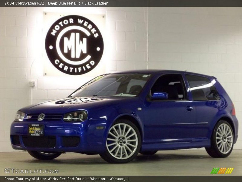 Deep Blue Metallic / Black Leather 2004 Volkswagen R32