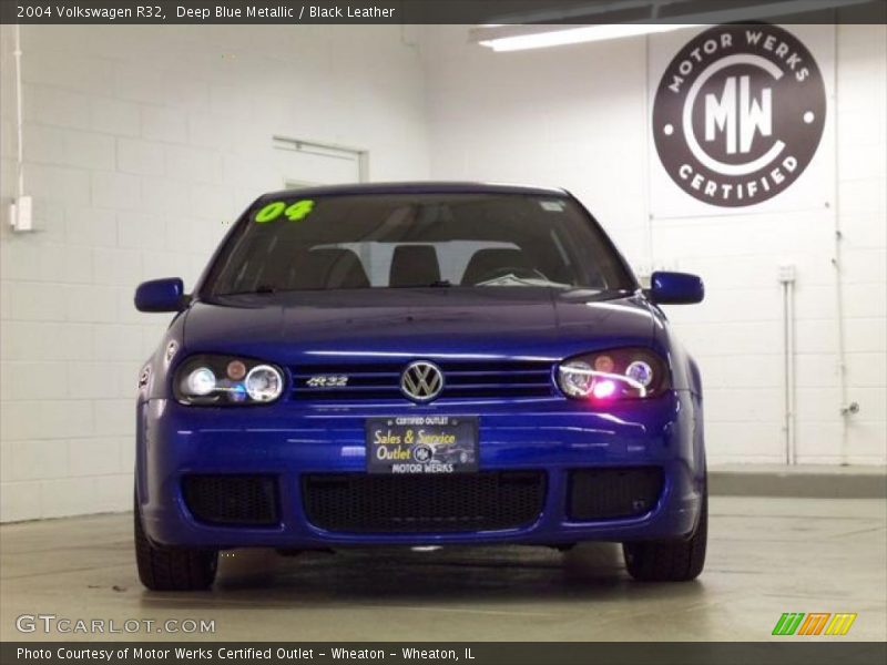 Deep Blue Metallic / Black Leather 2004 Volkswagen R32