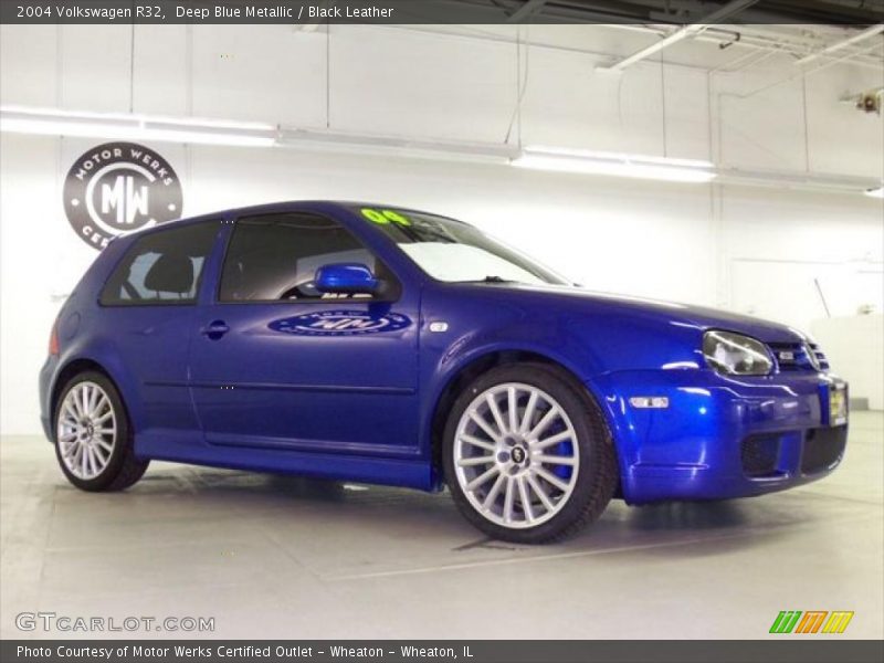 Deep Blue Metallic / Black Leather 2004 Volkswagen R32