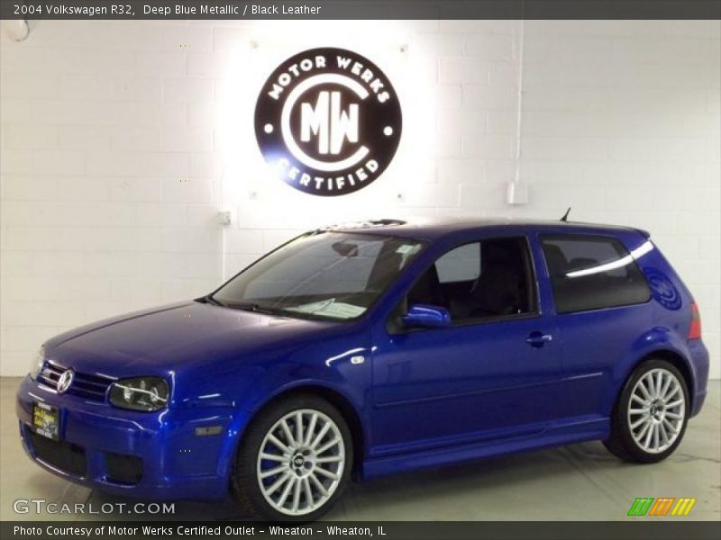 Deep Blue Metallic / Black Leather 2004 Volkswagen R32