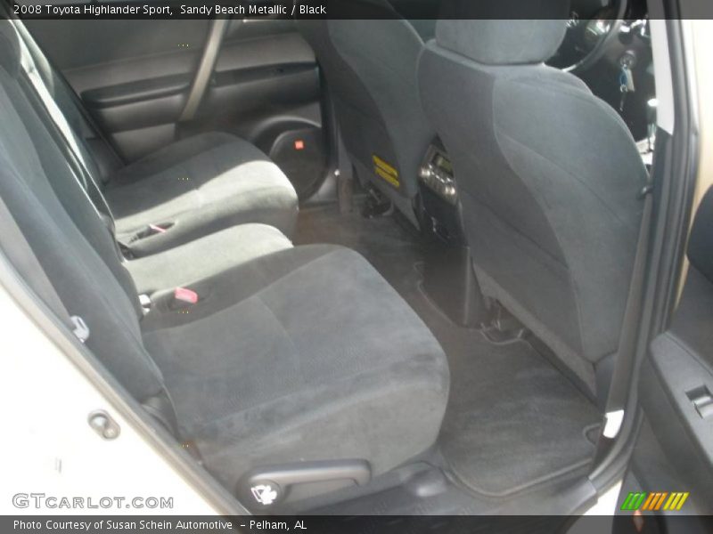 Sandy Beach Metallic / Black 2008 Toyota Highlander Sport