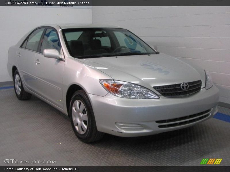 Lunar Mist Metallic / Stone 2003 Toyota Camry LE