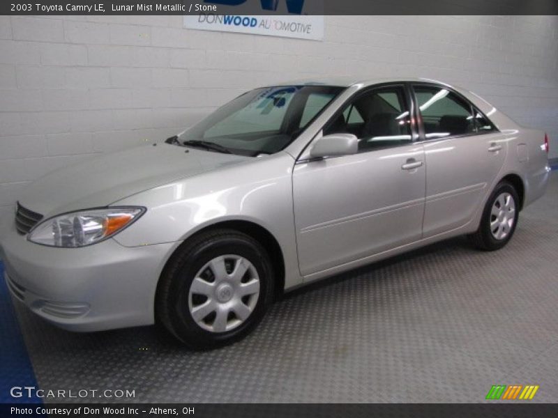 Lunar Mist Metallic / Stone 2003 Toyota Camry LE