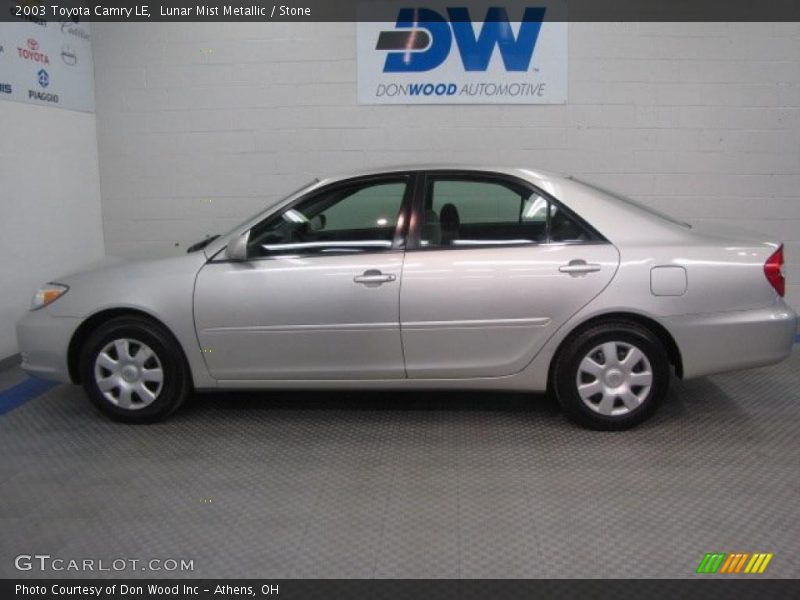 Lunar Mist Metallic / Stone 2003 Toyota Camry LE