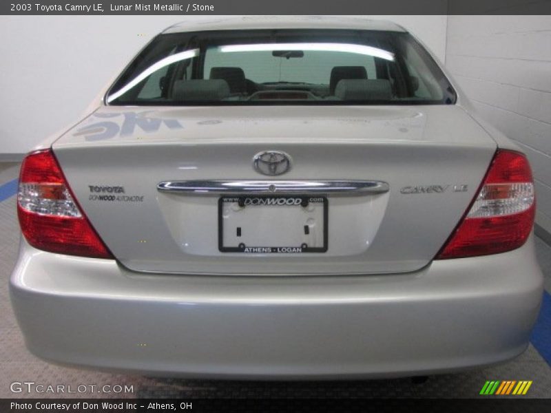 Lunar Mist Metallic / Stone 2003 Toyota Camry LE