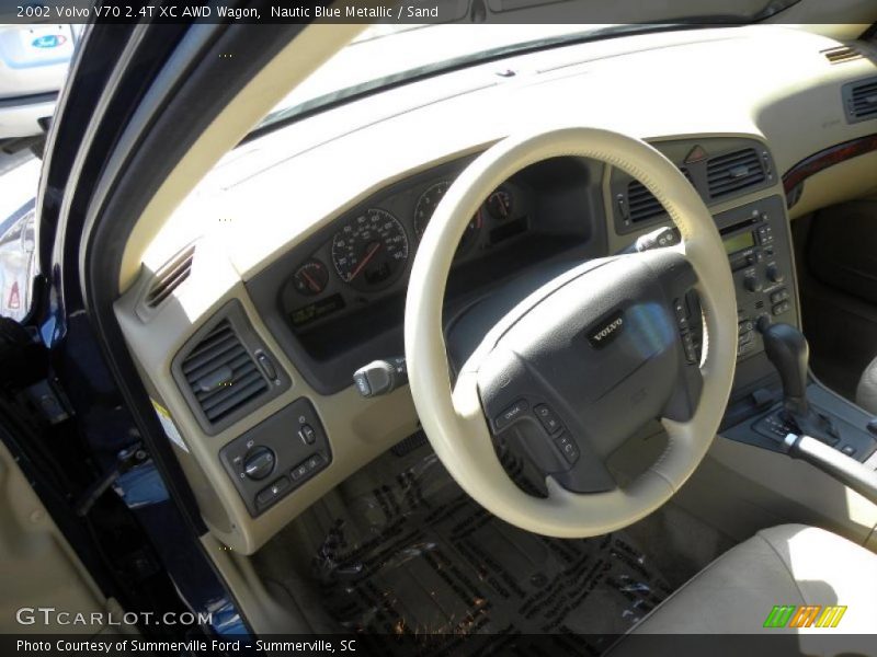 Nautic Blue Metallic / Sand 2002 Volvo V70 2.4T XC AWD Wagon