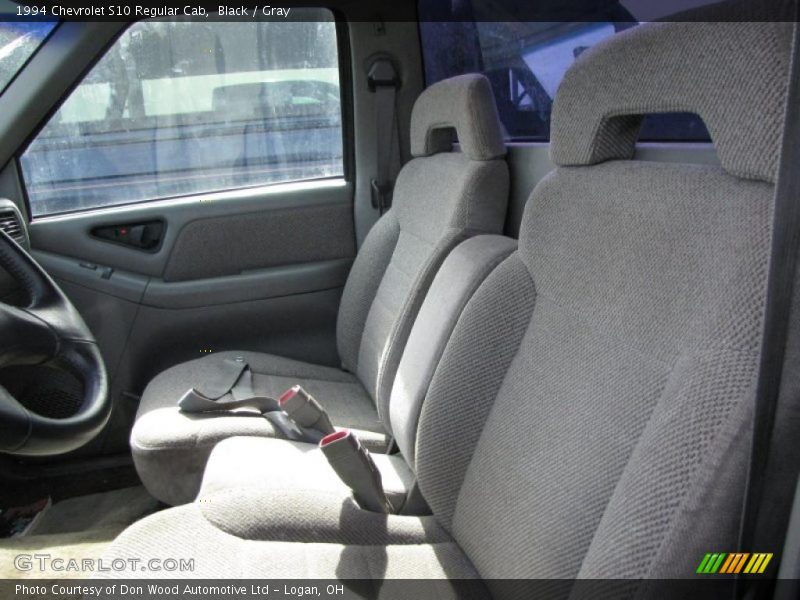 Black / Gray 1994 Chevrolet S10 Regular Cab