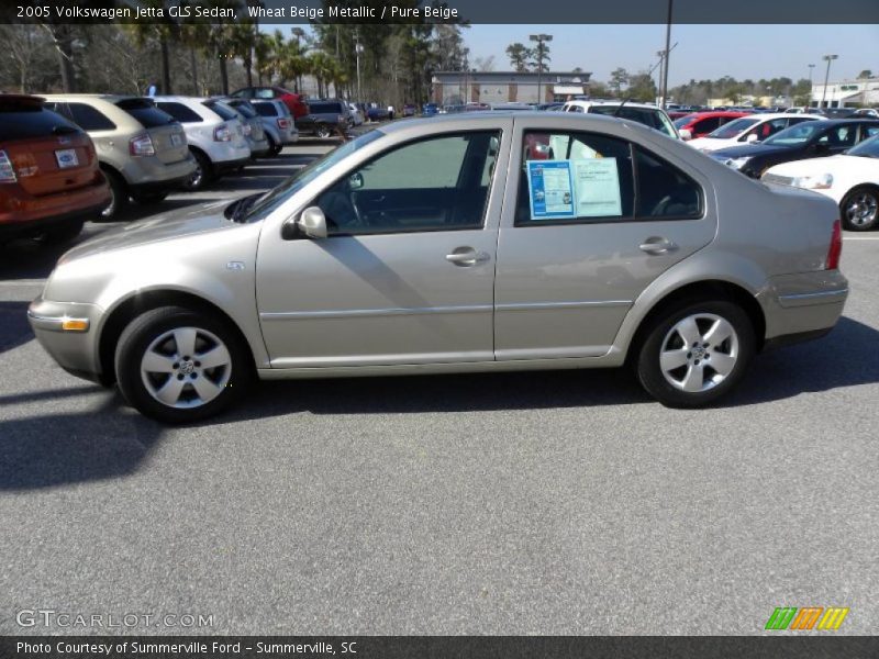 Wheat Beige Metallic / Pure Beige 2005 Volkswagen Jetta GLS Sedan