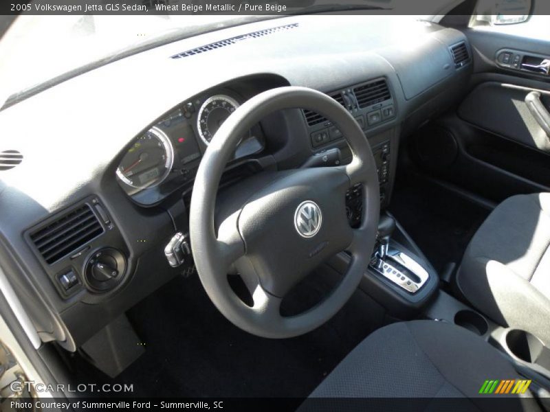 Wheat Beige Metallic / Pure Beige 2005 Volkswagen Jetta GLS Sedan