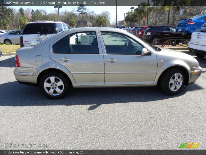 Wheat Beige Metallic / Pure Beige 2005 Volkswagen Jetta GLS Sedan