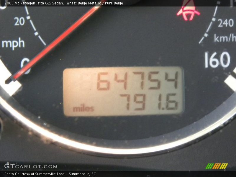 Wheat Beige Metallic / Pure Beige 2005 Volkswagen Jetta GLS Sedan