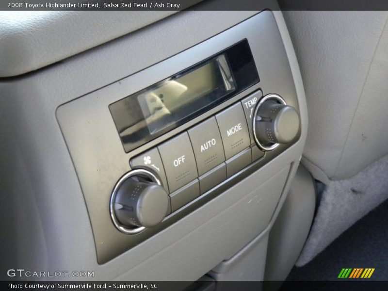 Salsa Red Pearl / Ash Gray 2008 Toyota Highlander Limited