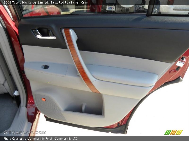 Salsa Red Pearl / Ash Gray 2008 Toyota Highlander Limited