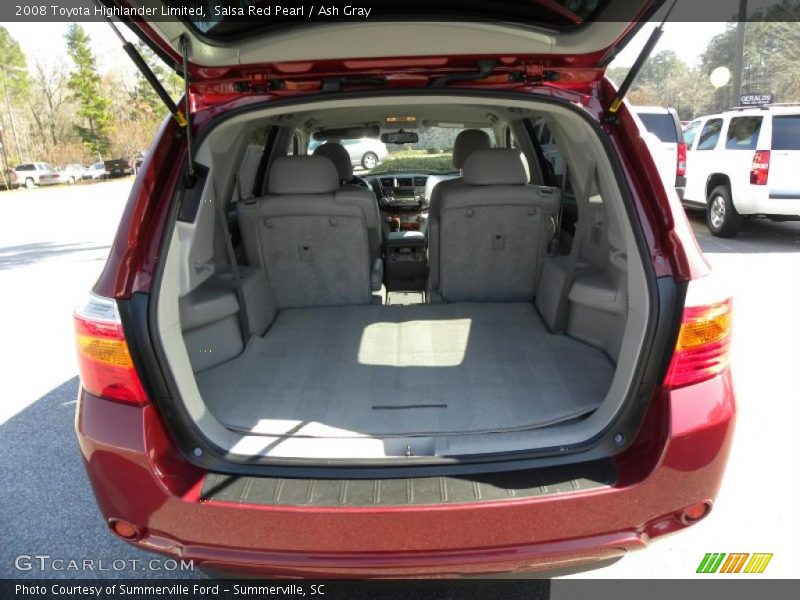Salsa Red Pearl / Ash Gray 2008 Toyota Highlander Limited