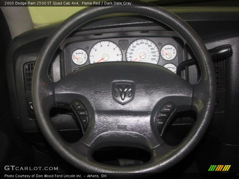 Flame Red / Dark Slate Gray 2003 Dodge Ram 2500 ST Quad Cab 4x4
