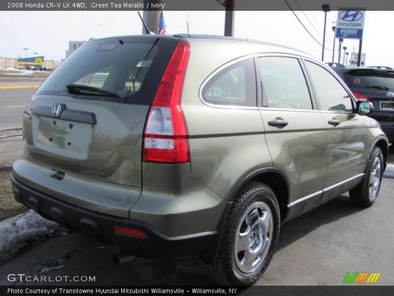 Green Tea Metallic / Ivory 2008 Honda CR-V LX 4WD