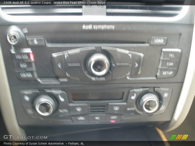Aruba Blue Pearl Effect / Linen Beige 2008 Audi A5 3.2 quattro Coupe