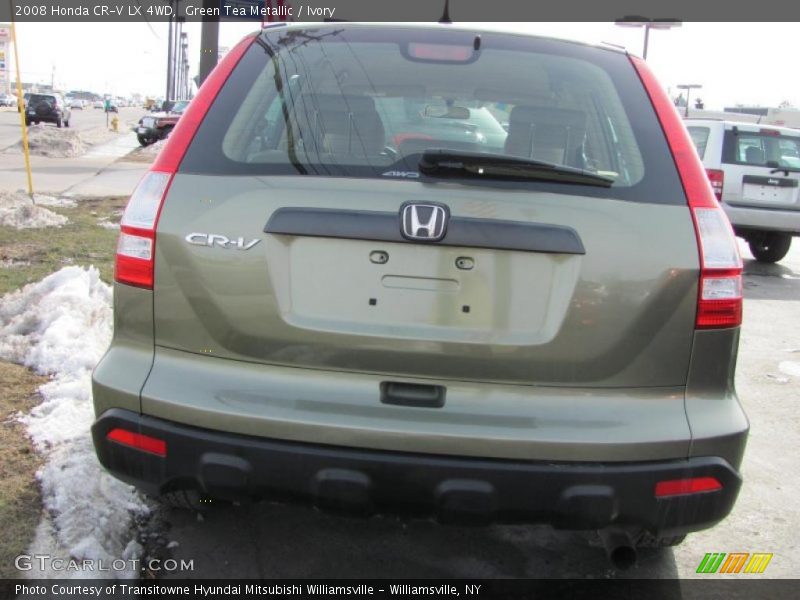 Green Tea Metallic / Ivory 2008 Honda CR-V LX 4WD