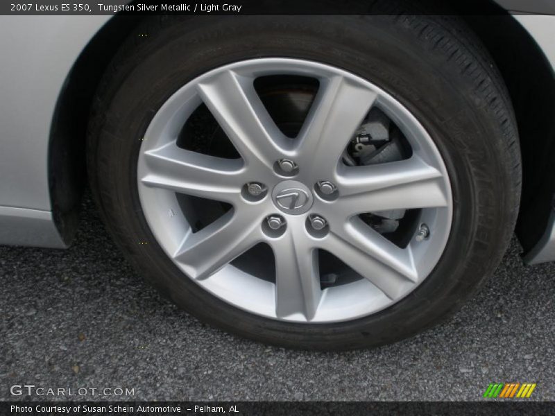 Tungsten Silver Metallic / Light Gray 2007 Lexus ES 350