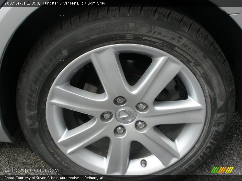 Tungsten Silver Metallic / Light Gray 2007 Lexus ES 350