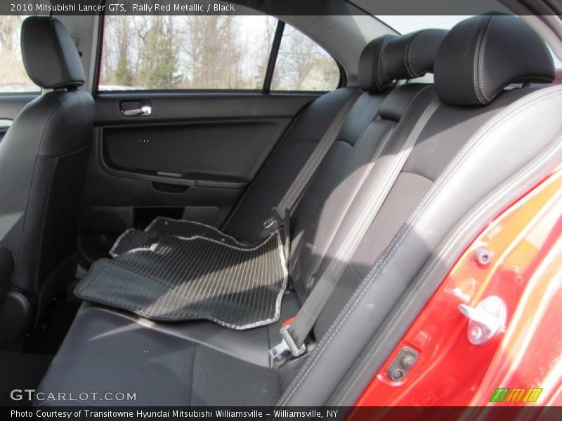 Rally Red Metallic / Black 2010 Mitsubishi Lancer GTS