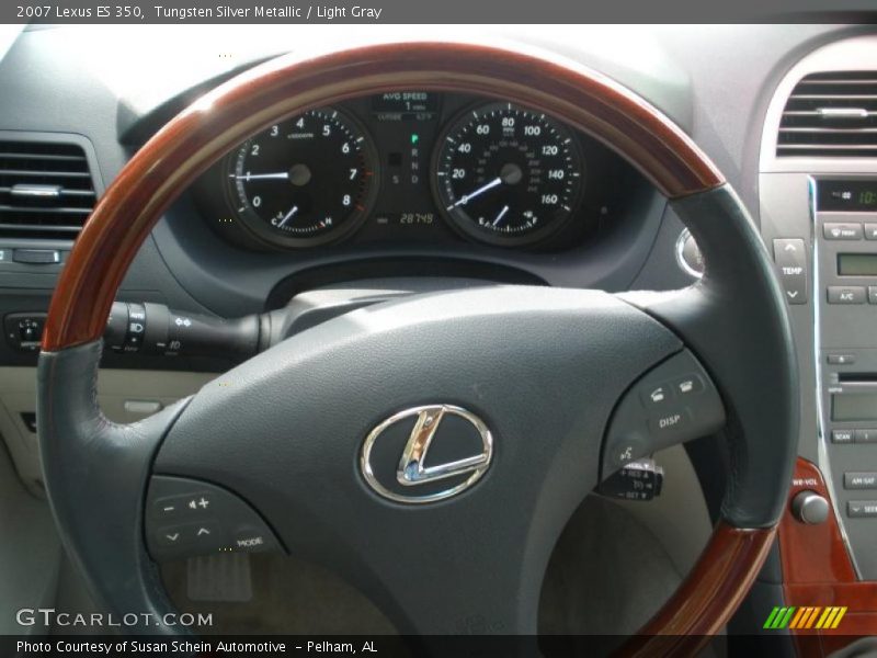 Tungsten Silver Metallic / Light Gray 2007 Lexus ES 350