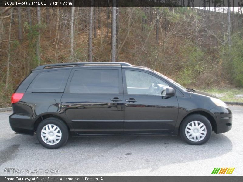Black / Stone 2008 Toyota Sienna CE