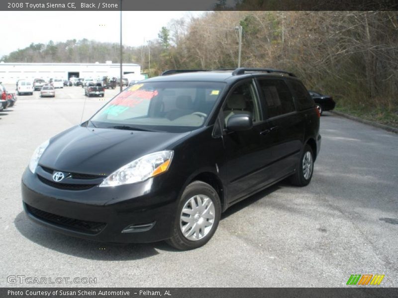 Black / Stone 2008 Toyota Sienna CE